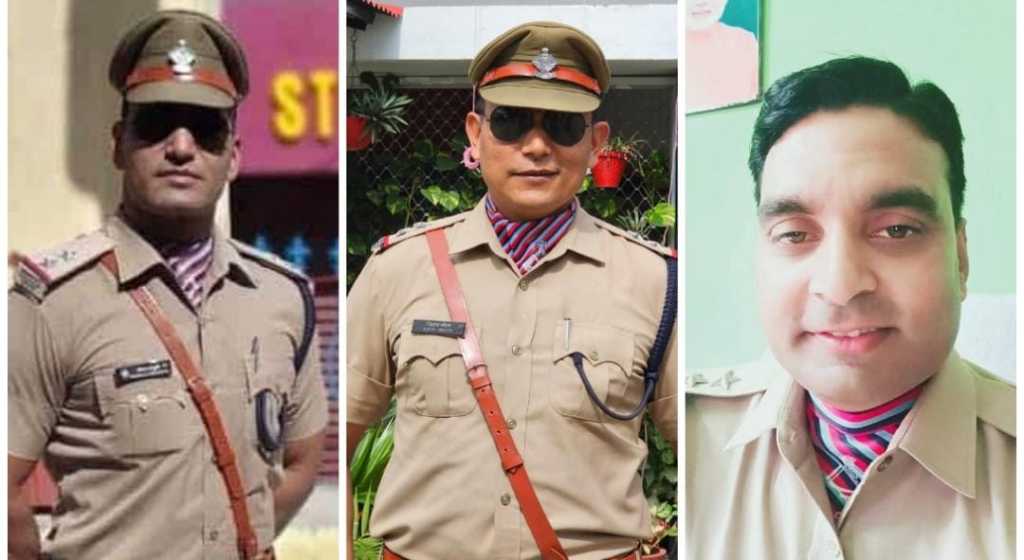 हल्द्वानी: SI नीरज, विजय और कुलदीप बने इंस्पेक्टर, आप भी दीजिए बधाई