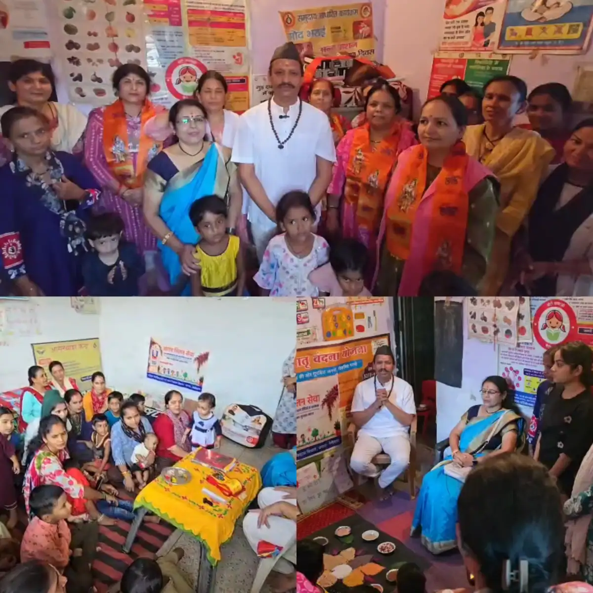 प्रधानमंत्री नरेंद्र मोदी एवं मुख्यमंत्री पुष्कर सिंह धामी के जन्मदिवस के अवसर पर भाजपा के सेवा संकल्प अभियान के तहत मनोज पाठक ने कालाढूंगी विधानसभा के हल्द्वानी ब्लॉक के विभिन्न आंगनवाड़ी केंद्रों में आयोजित पोषण माह कार्यक्रमों में की सहभागिता