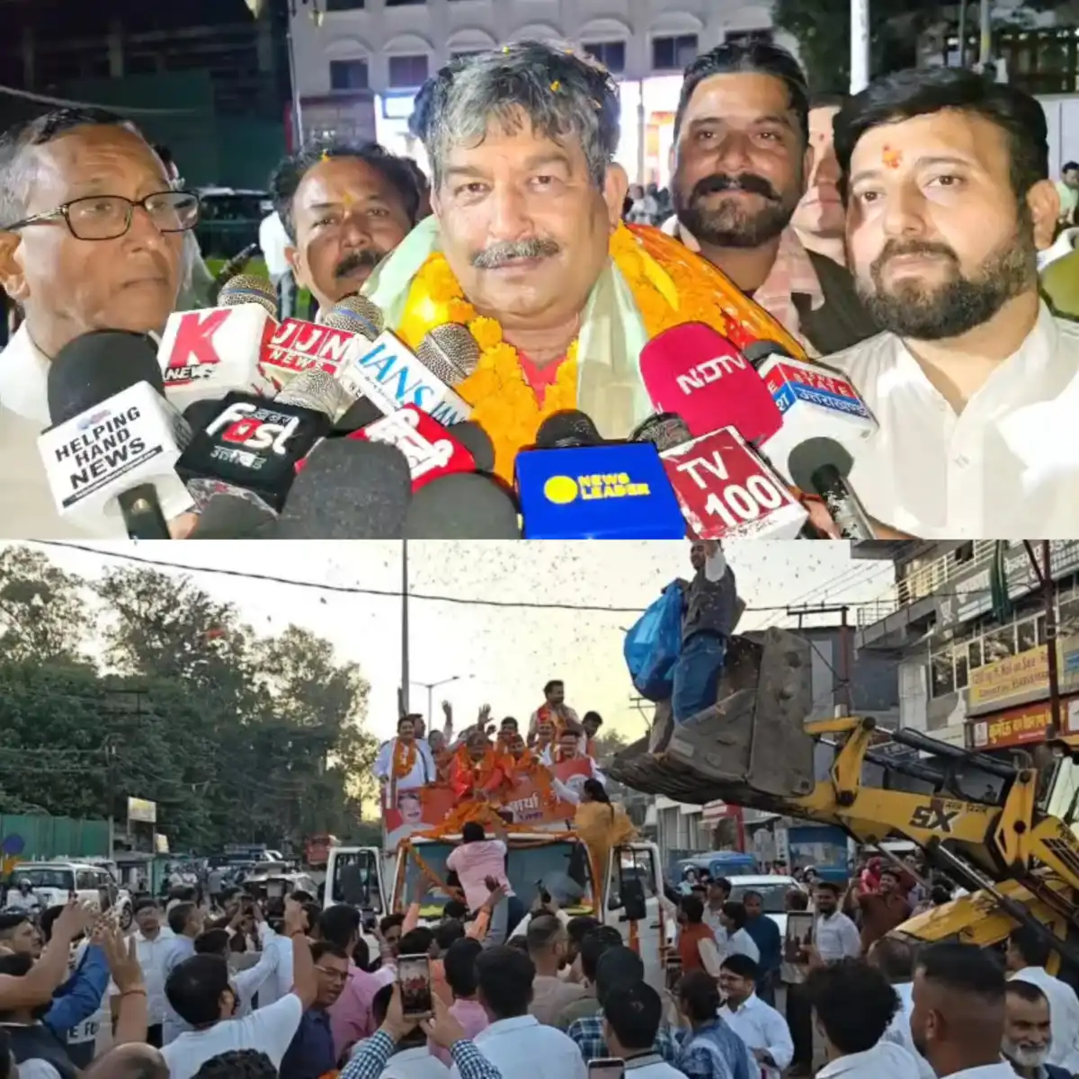 राज्यसभा सांसद बनने के बाद पहली बार हल्द्वानी पहुंचे दिनेश आर्या, स्वागत में उमड़ा हुजूम